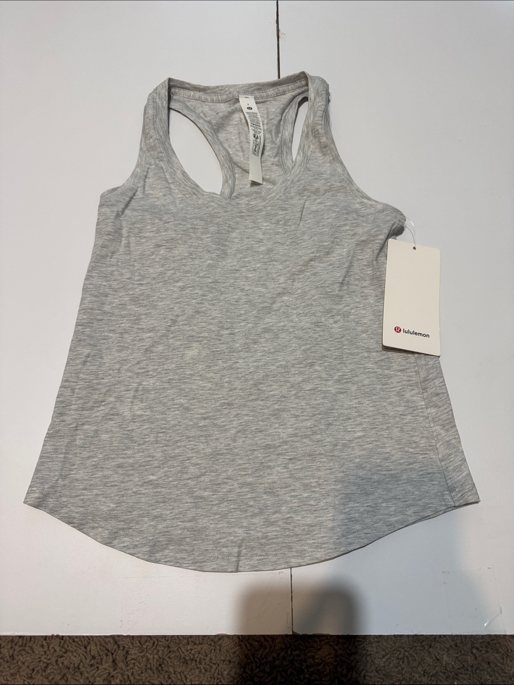 lululemon athletica Women’s Grey love Tank Top size 2 NWT